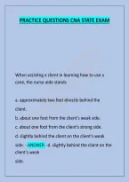 Cna State Exam