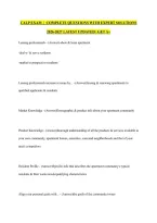 Calp Exam  &vert;  Complete Questions With Expert Solutions 2026-2027 Latest Updated &vert; Get A&plus;
