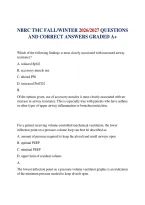 &NewLine;Nbrc Tmc Fall&sol;Winter 2026&sol;2027 Questions And Correct Answers Graded A&plus;&NewLine;