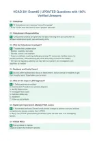 HCAD 301 Exam&num;2 &vert; UPDATED Questions with 100&percnt;&NewLine;Verified Answers