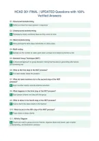 HCAD 301 FINAL &vert; UPDATED Questions with 100&percnt;&NewLine;Verified Answers
