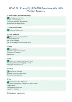 Package Deal For  HCAD 301 EXAMS All With  UPDATED Questions AND 100&percnt; Verified Answers