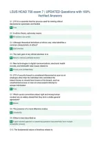 LSUS HCAD 750 exam 7 &vert; UPDATED Questions with 100&percnt;&NewLine;Verified Answers