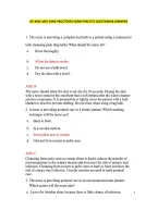Ati Misc Med Surg Proctored Exam Practice Questions & Answers