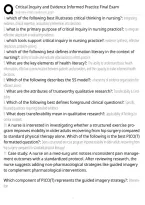 Critical Inquiry and Evidence Informed Practice Final Exam&period;pdf