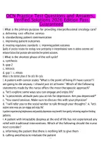OCN Practice Test Questions and Answers&comma; Verified Solutions 2026 Edition Pass Guaranteed