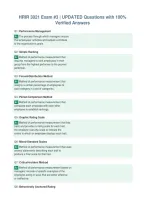 HRIR 3021 Exam &num;3 &vert; UPDATED Questions with 100&percnt;&NewLine;Verified Answers