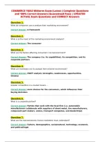 COMMERCE 1MA3 Midterm Exam 2027 Latest Complete&NewLine;Questions and 100&percnt; Correct Answers &lpar;Top Score Assurance&rpar;