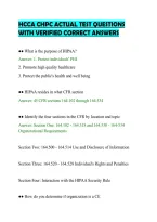 Hcca Chpc Actual Test Questions&NewLine;With Verified Correct Answers
