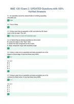 MAE 1351 Exam 2 &vert; UPDATED Questions with 100&percnt;&NewLine;Verified Answers