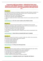 Community HESI Exam Edition &vert; UPDATED ACTUAL Exam&NewLine;Questions and CORRECT Answers &vert; Complete Exam Questions&NewLine;and Accurate Answers with Full Explanations &lpar;Already Passed&NewLine;A&plus;&rpar;