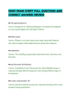Hdev Exam Script Full Questions And&NewLine;Correct Answers Review