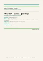 NURS 617 Advanced Health Assessment & Diagnostic Reasoning Exam 1-4 Bundle 2026&sol;2027 &vert; 400 Verified Questions & Answers &vert; Graduate Nursing MSN Prep &vert; Instant Download