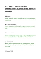 Hdev Jersey College Midterm&NewLine;Comprehensive Questions And Correct&NewLine;Answers