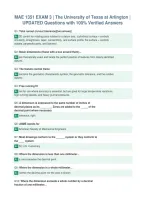 MAE 1351 EXAM 3 &vert; The University of Texas at Arlington &vert;&NewLine;UPDATED Questions with 100&percnt; Verified Answers