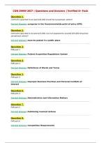 CON 3990V 2027 &vert; Questions and Answers &vert; Verified A&plus; Pack