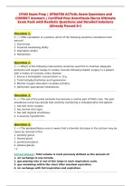 CPAN Exam Prep &vert; UPDATED ACTUAL Exam Questions and&NewLine;CORRECT Answers &vert; Certified Post Anesthesia Nurse Ultimate&NewLine;Exam Pack with Realistic Questions and Detailed Solutions&NewLine;&lpar;Already Passed A&plus;&rpar;