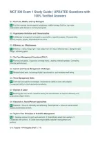 MGT 300 Exam 1 Study Guide &vert; UPDATED Questions with&NewLine;100&percnt; Verified Answers