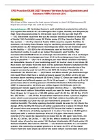 CPO Practice EXAM 2027 Newest Version Actual Questions and&NewLine;Answers 100&percnt; Correct &lpar;A&plus;&rpar;
