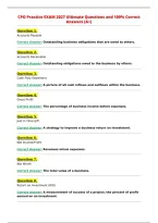 CPO Practice EXAM 2027 Ultimate Questions and 100&percnt; Correct&NewLine;Answers &lpar;A&plus;&rpar;