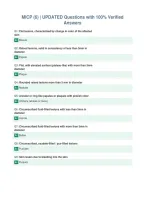 MICP &lpar;6&rpar; &vert; UPDATED Questions with 100&percnt; Verified&NewLine;Answers