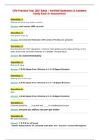 CPO Practice Test 2027 Bank &vert; Verified Questions & Answers&NewLine;Study Pack A&plus; Guaranteed