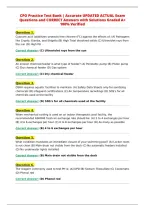 CPO Practice Test Bank &vert; Accurate UPDATED ACTUAL Exam&NewLine;Questions and CORRECT Answers with Solutions Graded A&plus;&NewLine;100&percnt; Verified