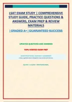Lsat Exam Study &vert; Comprehensive Study Guide&comma; Practice Questions & Answers&comma; Exam Prep & Review Materials