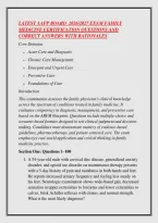 Latest Aafp Board  2026&sol;2027 Exam Family &NewLine;Medicine Certification Questions And &NewLine;Correct Answers With Rationales