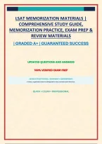 Lsat Memorization Materials &vert; Comprehensive Study Guide&comma; Memorization Practice&comma; Exam Prep & Review Materials