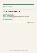 NUR 2063 Essentials of Pathophysiology Exam 2 2026&sol;2027 &vert; 100 Verified Questions & Answers &vert; Rasmussen University Nursing Prep &vert; Instant Download