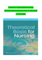 Test Bank - Theoretical Basis for Nursing 6th Edition &lpar; Melanie McEwen Evelyn M&period; Wills&comma; 2025&rpar; All Chapters 1-23&vert; Latest Edition&NewLine;
