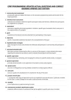 Cprp Programming Updated Actual Questions And Correct&NewLine;Answers Verified 2027 Edition