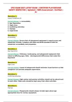 Cpsi Exam 2027 Latest Exam &vert; Certified Playground&NewLine;Safety Inspector &vert; Updated &vert; 100&percnt; Guaranteed &vert; Verified &vert;&NewLine;A&plus;