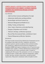 North Carolina Assisted Living Administrator &NewLine;Exam Questions And Correct Answers &lpar;Verified &NewLine;Answers&rpar; Plus Rationales 2026 Q&A &vert; Instant &NewLine;Download Pdf&period; 