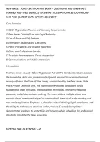 New Jersey Sora Certification Exam &ndash; Questions And Answers &vert;&NewLine;Verified And Well Detailed Answers &vert; Plus Rationales &vert;Download&NewLine;And Pass &vert; Latest Exam Update 2026&sol;2027