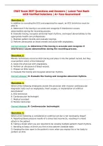 CRAT Exam 2027 Questions and Answers &vert; Latest Test Bank&NewLine;with Verified Solutions &vert; A&plus; Pass Guaranteed