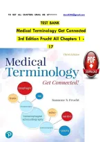 Test Bank for Medical Terminology&colon; Get Connected&excl; 3rd Edition by Suzanne Frucht&NewLine;