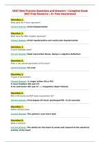 CRAT New Practice Questions and Answers &vert; Complete Exam&NewLine;2027 Prep Resource &vert; A&plus; Pass Guaranteed&NewLine;