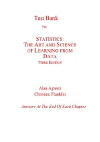 Introduction to Statistics Test Bank &ndash; Complete Practice Questions with Answers and Exam Preparation Material