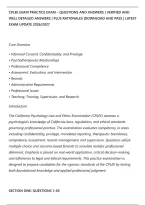 Cplee Exam Practice Exam &ndash; Questions And Answers &vert; Verified And&NewLine;Well Detailed Answers &vert; Plus Rationales &vert;Download And Pass &vert; Latest&NewLine;Exam Update 2026&sol;2027