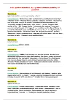 CSET Spanish Subtest 2 2027 &vert; 100&percnt; Correct Answers &vert; A&plus;&NewLine;Assured