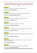 CSET Spanish Subtest 2 2027 &vert; 100&percnt; Correct Answers &vert; Graded&NewLine;A&plus;
