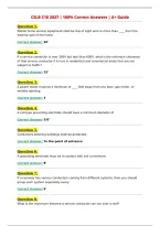 CSLB C10 2027 &vert; 100&percnt; Correct Answers &vert; A&plus; Guide