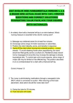 2027 Evolve Hesi Fundamentals Version 1&comma; 2 &  &NewLine;3&vert; Brand New Actual Exam With 100&percnt; Verified  &NewLine;Questions And Correct Solutions&vert;  &NewLine;Guaranteed Value Pack&vert; Ace Your Grades&period;  &NewLine;&lpar;With Rationales&rpar; 