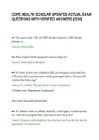 Cope Health Scholar Updated Actual Exam Questions With Verified Answers &lpar;2026&rpar;&period;Pdf&NewLine;&NewLine;