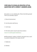 Cope Health Scholar Updated Actual Questions With Correct Answers &lpar;2026&rpar;&period;Pdf&NewLine;&NewLine;