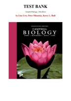 Test Bank for Campbell Biology&comma; 13th edition by Lisa Urry&comma; Peter Minorsky&comma; Kerry Hull&comma; Chapter 1-56 &vert; All Chapters
