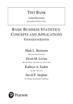 TEST BANK &mdash; Basic Business Statistics&colon; Concepts and Applications&comma; 14th Edition &mdash; Mark L&period; Berenson&comma; David M&period; Levine&comma; Kathryn A&period; Szabat&comma; David F&period; Stephan  &vert; All Chapters 