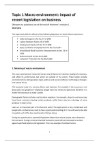 Class notes Business Studies 